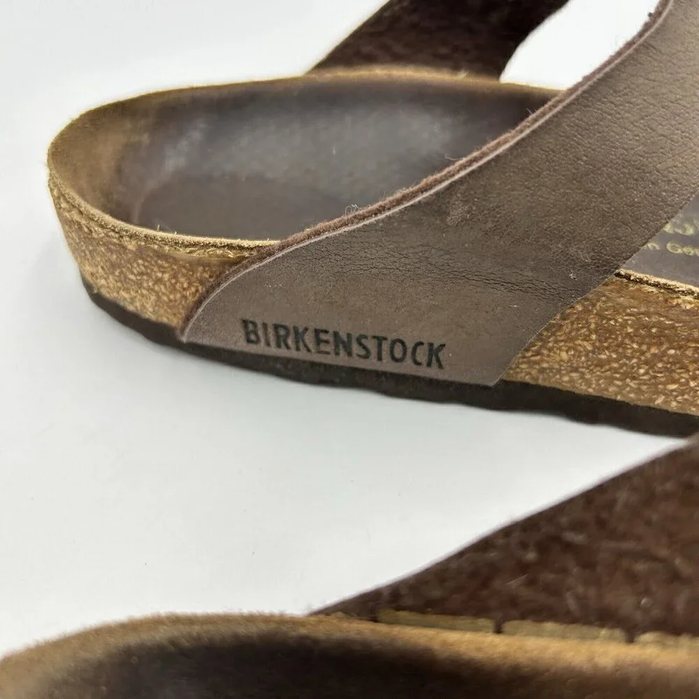 Birkenstock Gizeh Birko-Flor Sandal Women’s EU 39 US 8-8.5 Slip-On Thong Brown